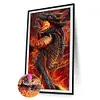 >SALE<5D Diamond Painting Kit DIY Dragon Full Square Drill Mosaic Animal Pictures