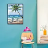 (Stamped/Counted) Beach - 11CT Cross Stitch 46*36cm/18.11*14.17in(Brand)