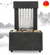 Floating Teapot Fountain Decoration, Fountain Decoration USB 5V Battery Power Supply Desktop Waterfall Decoration With LED Light Stone, Suitable for Living Room Home Office Desktop Small Fountain to Attract Wealth and Flowing Water Ornaments