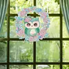 >SALE<Acrylic Single-Sided 5D DIY Diamond Painting Hanging Pendant (Wreath Owl)