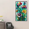 (US Local)Glass Flower- Round/Square AB Drills Diamond Painting(45x75cm)