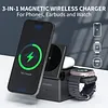 3 in 1 Charging Station Cube for Apple Multiple Devices, Travel Charger