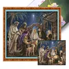 (Big Size)Nativity of Jesus - 14CT Stamped Cross Stitch - 95*80cm