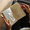4Pcs Special Shape Flowers Feather 5D DIY Diamond Painting Bookmark for Adults