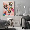 (Only 1pc Left) Ostrich-Paint By Numbers Acrylic Painting 40*50cm