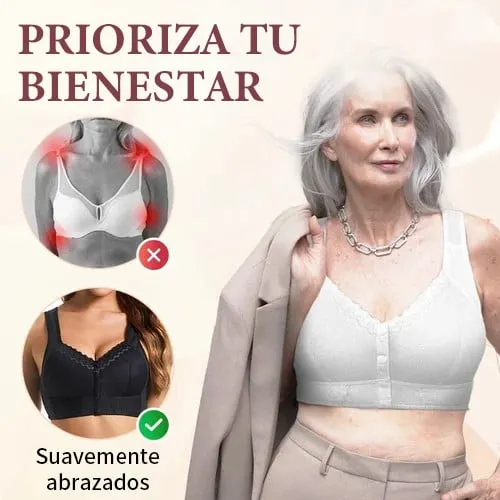 🌹&Uacute;ltimo D&iacute;a Paga 1 Recibe 3 Piezas🌹2024 Nuevo Sujetador Transpirable Con Cierre Frontal Para Personas Mayores