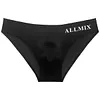 Men's Ice Silk Low - Waist Briefs with Breathable Comfort, Letter Design, Sexy Transparent Pouch for Sports