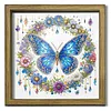 Diamond Painting Wooden Double-Sided Butterfly Ornaments Kit with Photo Frame Desktop