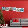 (US Local)6pack Xmas Car-Special Shaped Diamond Painting Kit(30x30cm)