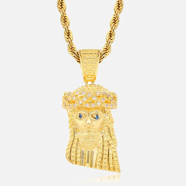 Iced Jesus Pendants Hip Hop Bling Bling For Men