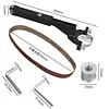 Angle Grinder Belt Sander Adapter Attachment for Polishing Angle Grinder To Belt Sander Converter for Model 100 115 125 Angle Grinder
