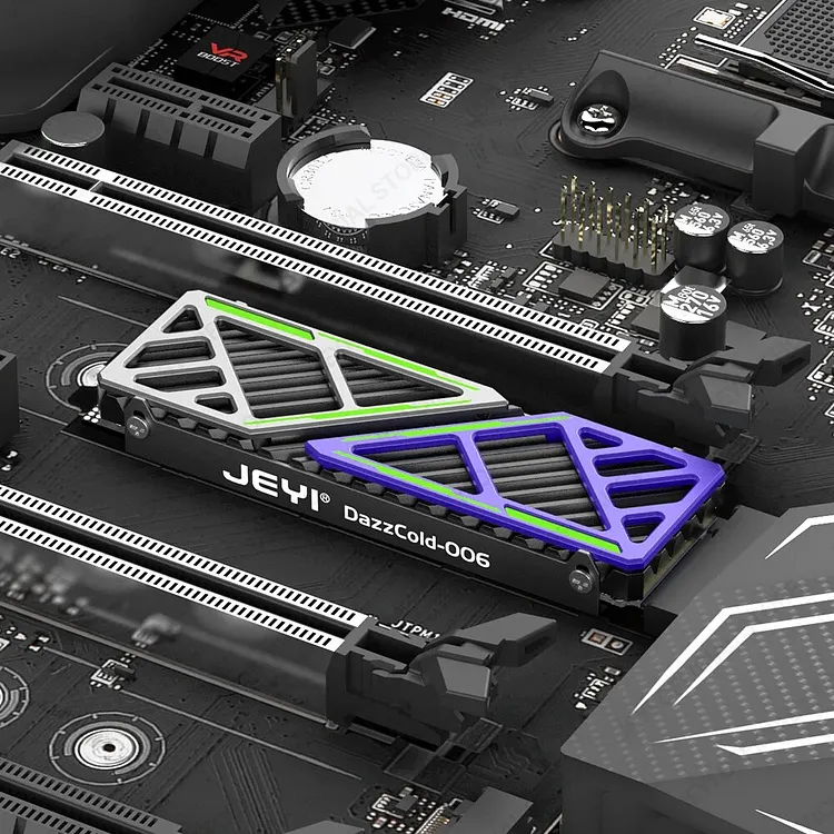 JEYI Dazzcold M.2 SSD Heatsink 2280 NVME NGFF Radiator Magnesium