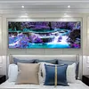 Diamond Painting-5D Full Square Drill Purplr Waterfall(80x40cm)