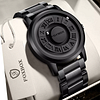 Cool Magnetic Levitation Watch, Men's Quartz Watch Without Mirror Magnetic Bead Dial Steel Men's watch, Magnetic Bead Analog Watch, Unique Pointer Design, Casual Fashion Waterproof Men's Watch