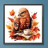 Autumn Animal Cup-Paint by Numbers Acrylic Painting 40*40CM(Watercolor)