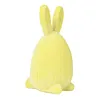 Flocked Easter Decorations Bunny Honeycomb Ornament DIY Table Centerpiece Set Ornaments for Spring Home Holiday