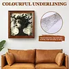 (US Local)Paint By Numbers Kit On Canvas DIY Oil Art Girl Picture Home Wall Decor40x40cm