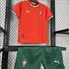 2025 Kids Size Portugal Home  Football Shirt 1:1 Thai Quality
