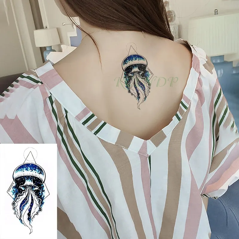 Waterproof Temporary Tattoo Sticker Lovely Rabbit Leaf Tatto Stickers Flash Tatoo Fake Tattoos for Kids Men Women child