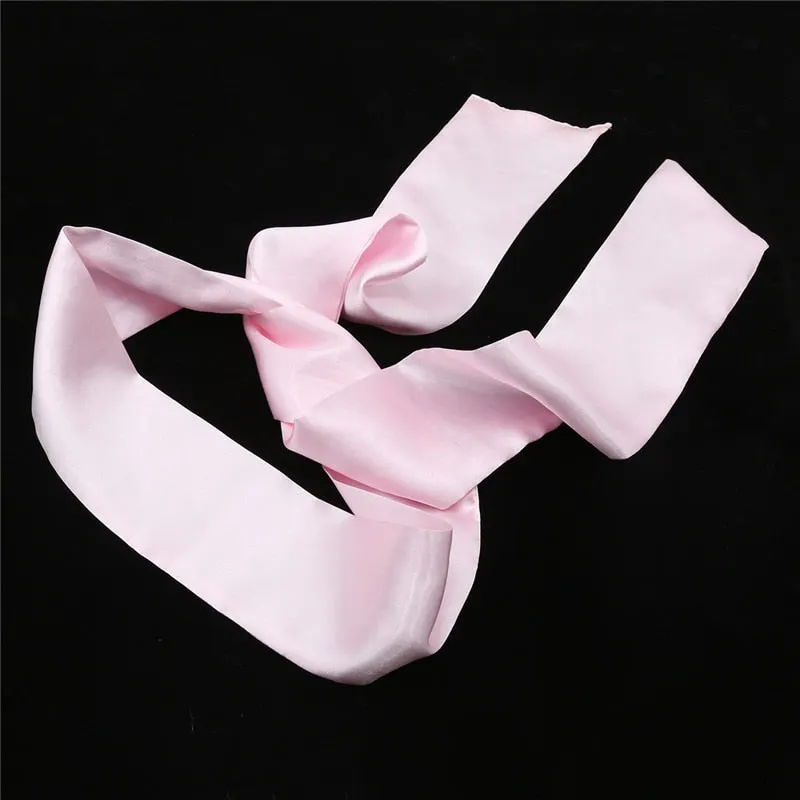 OJBK Sex Toys For Couples Multi Colors Eye Covers Erotic BDSM Bondage Tied Ribbon Role Play Accessories Silk Handcuffs For Women