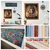 230cm/Roll Multifunction Self Adhesive 3D Pattern Edge Decoration Mouldings Trim Border Frame DIY Diamond Art Accessories