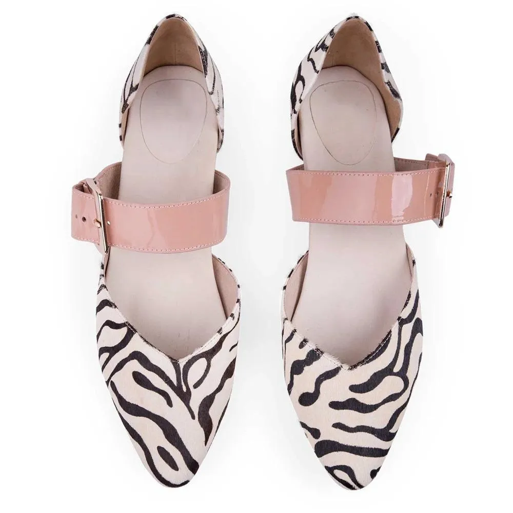 Women's Simple Buckle Casual High Heels
