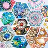 5D DIY Leather Diamond Painting Memo Pad Holder with 160 Sheets Paper (Owl)