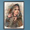 Woman-Paint by Numbers Acrylic Painting 30*40CM