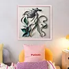 Woman-11CT Stamped Cross Stitch 40*40cm