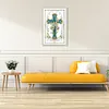 Lily Flower-14CT Stamped Cross Stitch Kit(20x33cm)