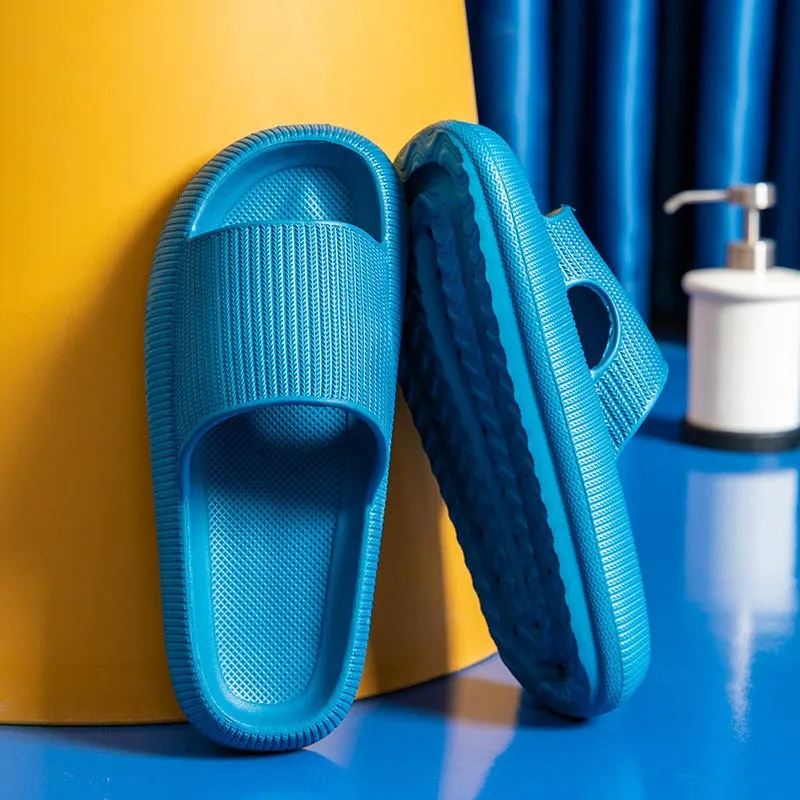 Man Women Slipper Quick-Drying Thickened Non-Slip Sandals Thick Sole House Slippers Bathroom Footwear Summer Beach Sandal