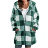 Moletom feminino oversized 2023 feito de pura l&atilde; de ovelha