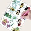 2 Sheets Diamonds Painting DIY Cartoon Animals Sticker