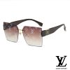 Modne kwadratowe okulary LV
