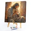 Jesus Praying-Paint by Numbers Acrylic Painting 40*40CM(HOT)