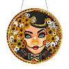 Diamond Painting Skull Beauty Pendant for Home Garden