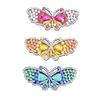 3pcs Butterfly Rhinestone Hair Clip DIY Crystal Bowknot Barrettes Kit