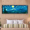 Starry Night Panorama - 11CT Stamped Cross Stitch 149*54cm/58.66*21.26in