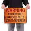 Warning Children - Vintage Metal Signs - 20*30cm/30*40cm - Warning