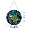 >SALE<Stained Glass Animal Diamond Drawing Hanging Ornament Turtle Window