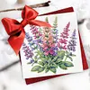 6pcs DIY Blossom Diamond Art Greeting Cards 5D Rhinestone Arts Birthday Card