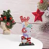 (US Local)DIY Christmas Diamond Art Desktop Ornaments Rhinestones Craft Kits