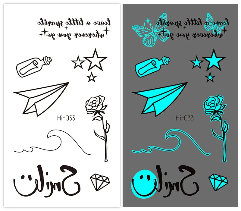 Sdrawing Tattoo Stickers Temporary Moon Star Diamond Planet Festival Carnival Party Glowing Cool Face Tatoo for Men Women