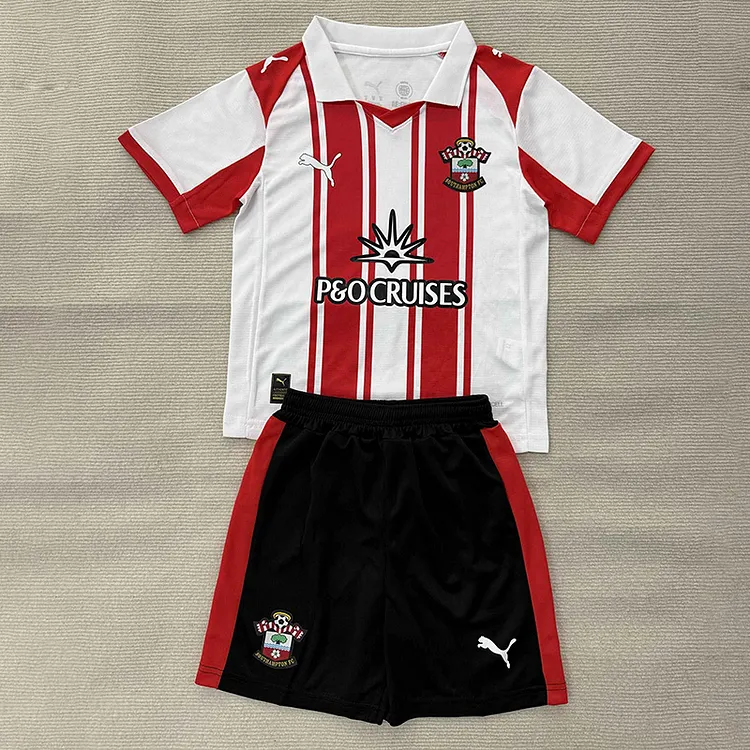 Kids Southampton 25/26 Home Football Jersey