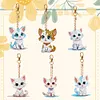 DIY Cute Pet Kitten-6Pcs Diamond Painting Keychain (Double-Sided)
