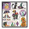 Stamped Cross Stitch-Halloween Day Animal(41*41cm)