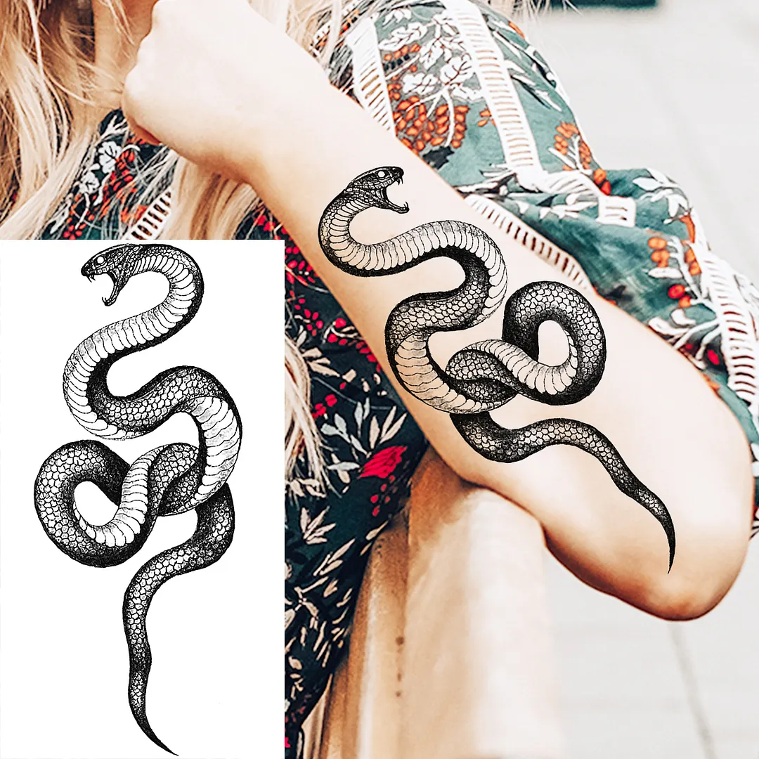 Sdrawing Skull Halloween Skeleton Temporary Tattoo For Men Adults Realistic Lion Tiger Wolf Scary Fake Tattoo Sticker Forearm Tatoo