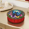 DIY Wooden Diamond Art Painting Storage Box Kit with Rotate Lid Diamond Art Painting Holder Box for Adults Beginners Home Office Decor