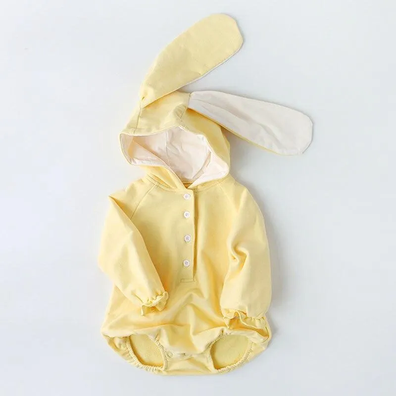 Autumn Winter Infant Baby Boys Girls Rompers Baby Clothes Bear Printing Long Sleeve Rompers Baby Boys Girls Thicken Rompers