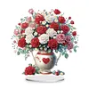  5D DIY Special Shape Diamond Painting Desk Ornament Vase Flower Decor Kit